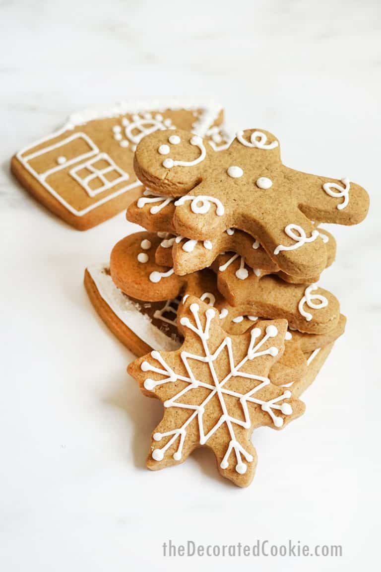 GINGERBREAD COOKIE RECIPE nospread Christmas cookies!