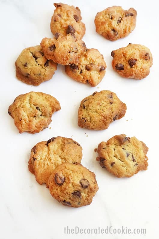 AIR FRYER COOKIES small batch chocolate chip cookies