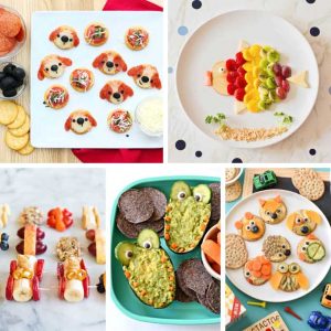 30 FUN FOOD FOR KIDS IDEAS -- creative food to keep kids busy.