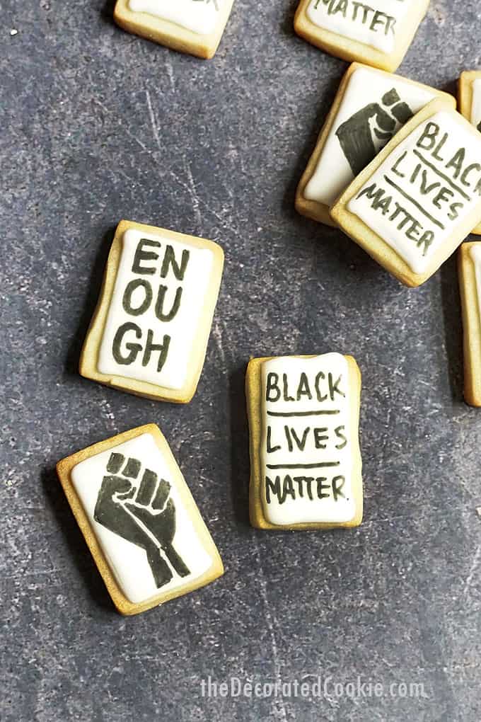 Black Lives Matter cookies 
