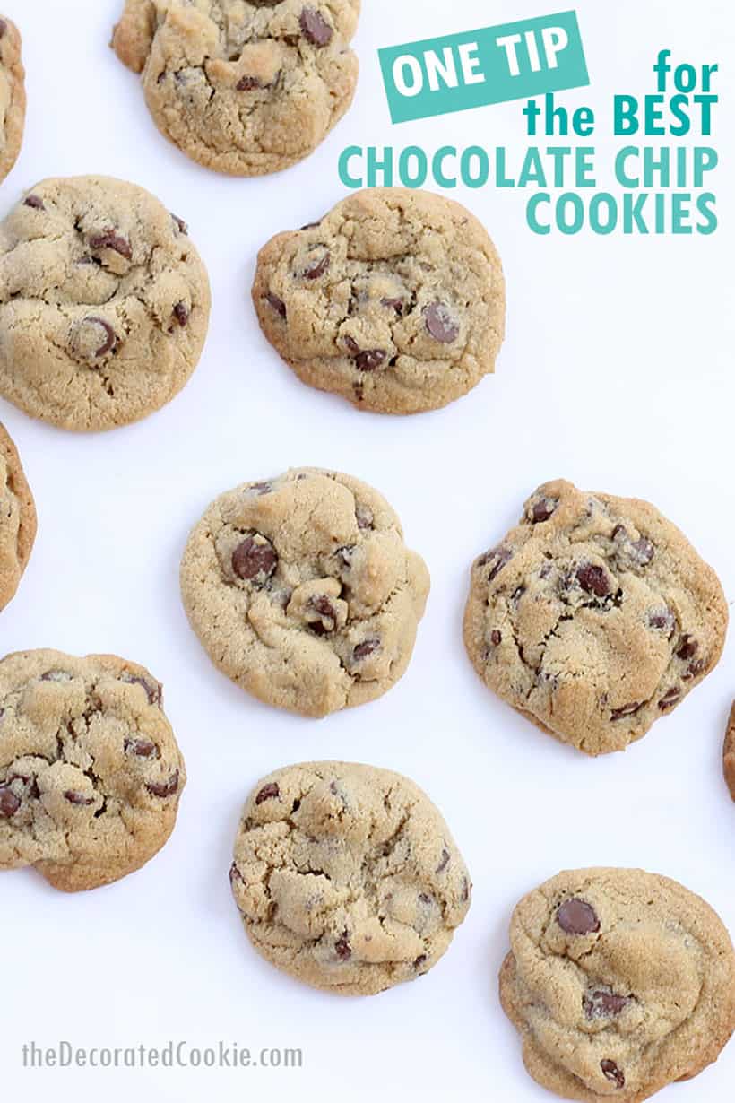 ONE TIP for the best chocolate chip cookies