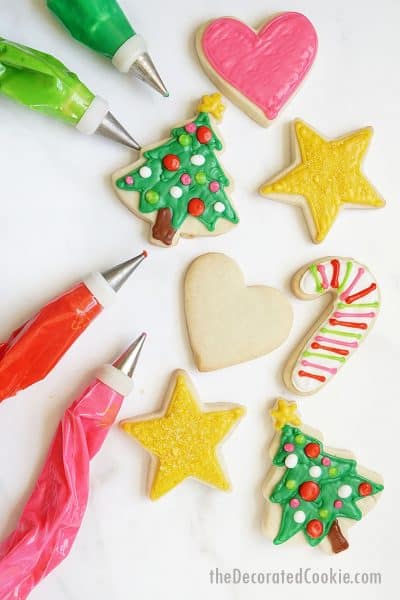 easy sugar cookie icing for cookie decorating