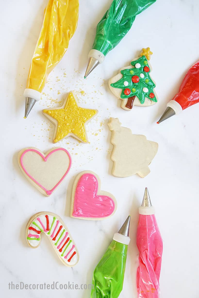 easy sugar cookie icing for cookie decorating 