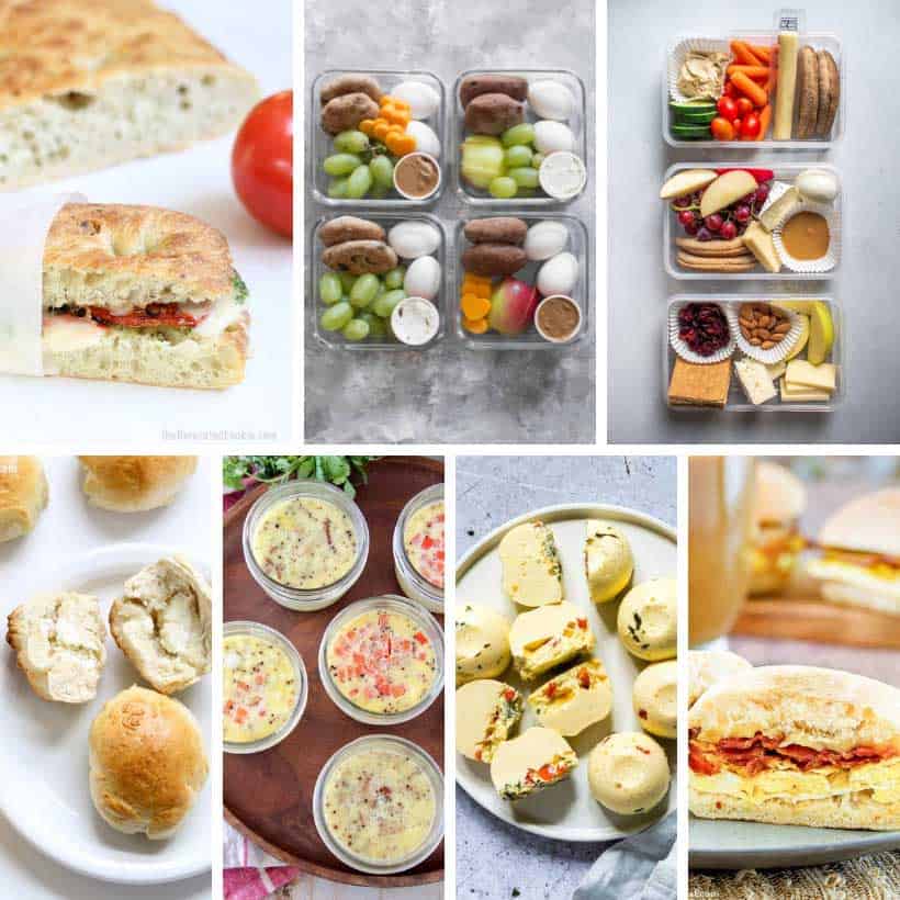 collage of Starbucks food recipes