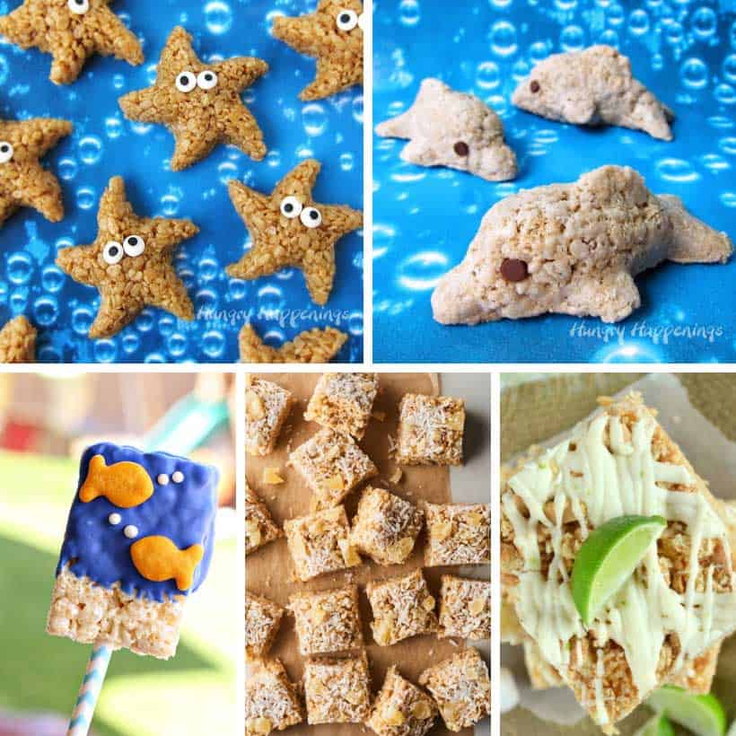 cute Rice Krispy treats for summer